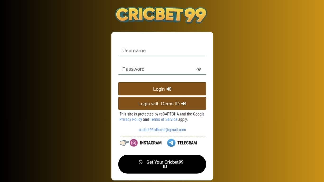 Cricbet99 Login ID and Password: Step-by-Step Guide for New Users